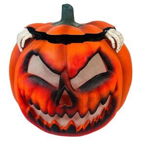 Rare Halloween Jack o Lantern Reaper Skeleton Pop Up Light up Talking Pan Asian